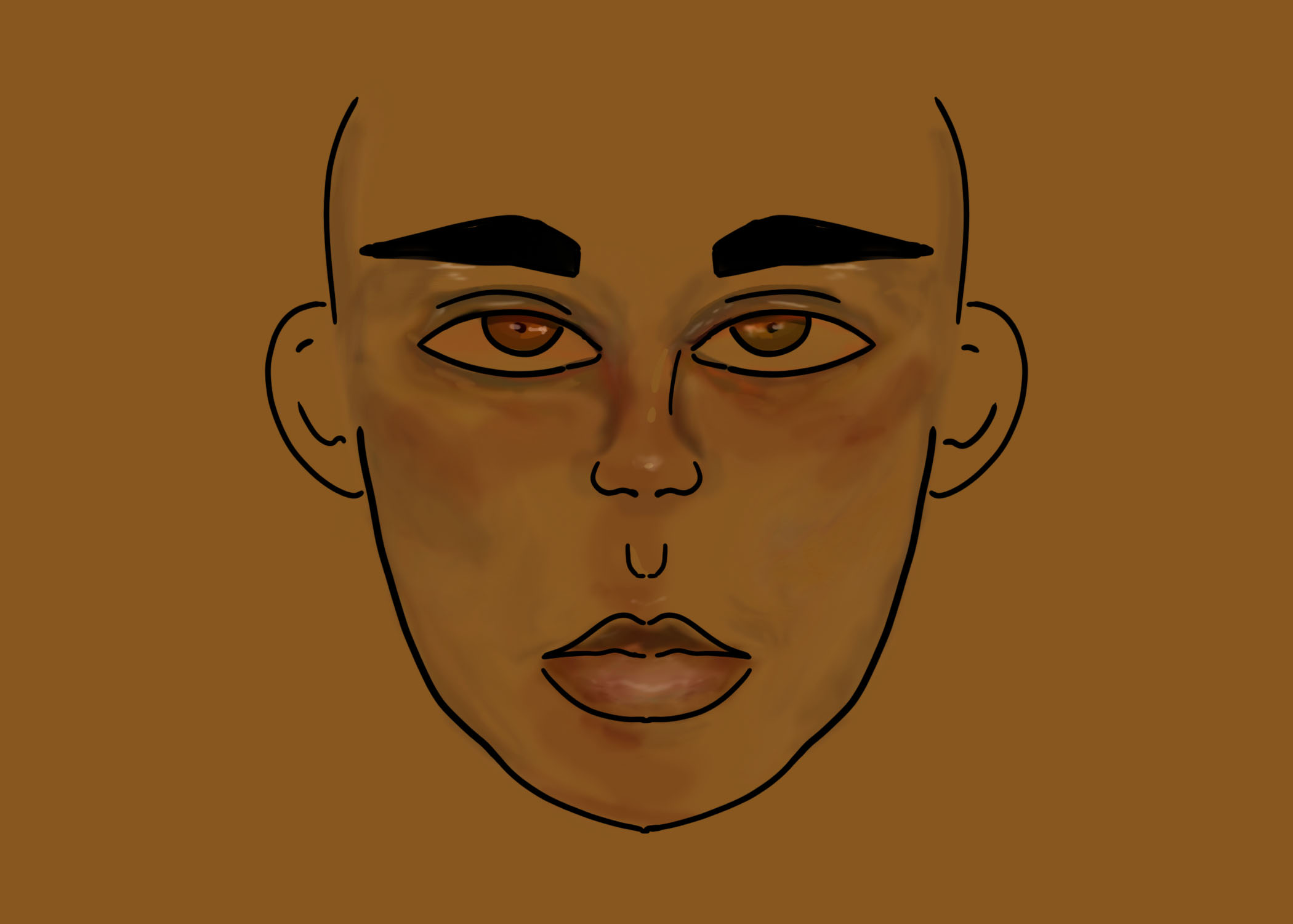 Character makeup concept